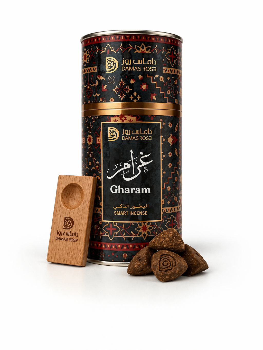 Gharam Smart Incense - Damas Rose (70g)