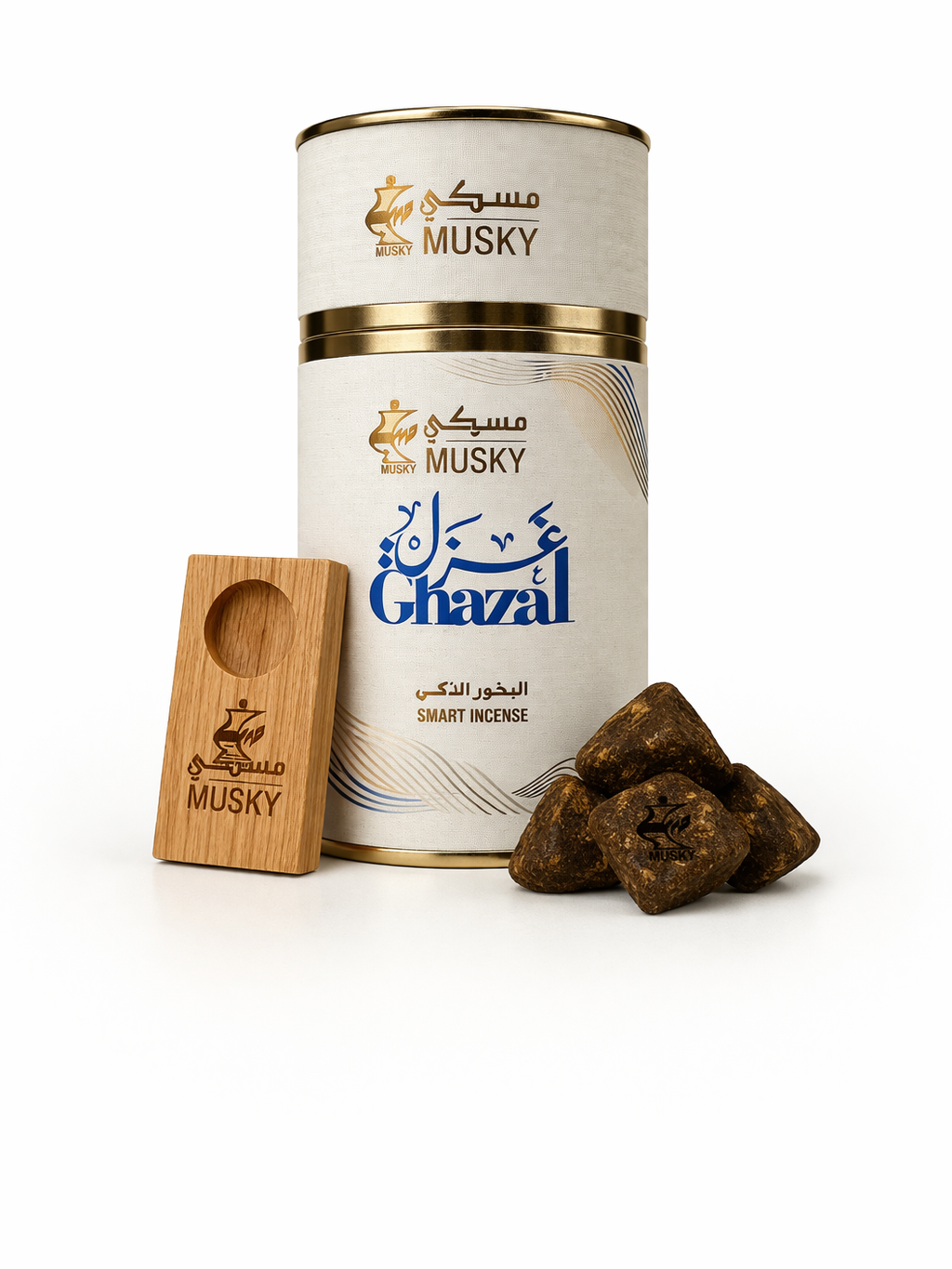 Ghazal Smart Incense - Musky Perfumes (70g)