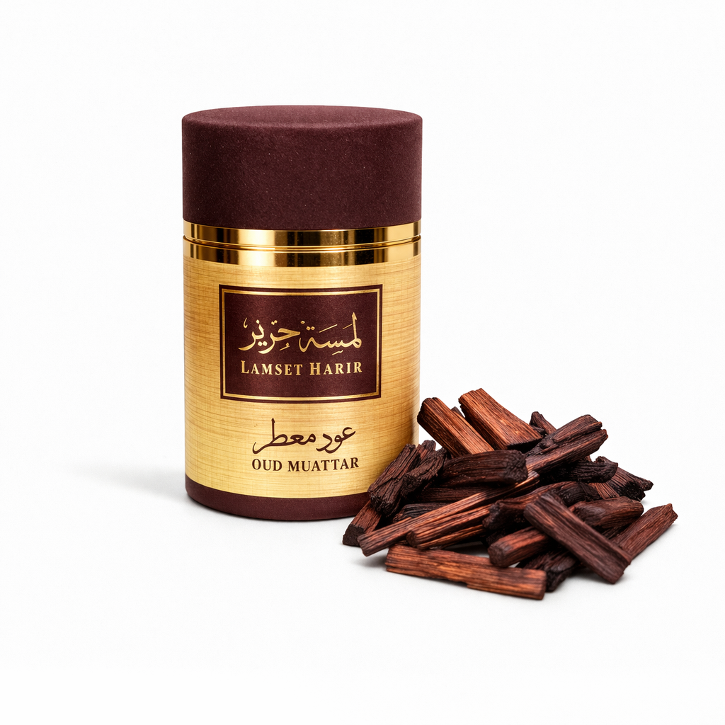 Lamset Harir OUD Muattar Incense - Musky Perfumes (25g)