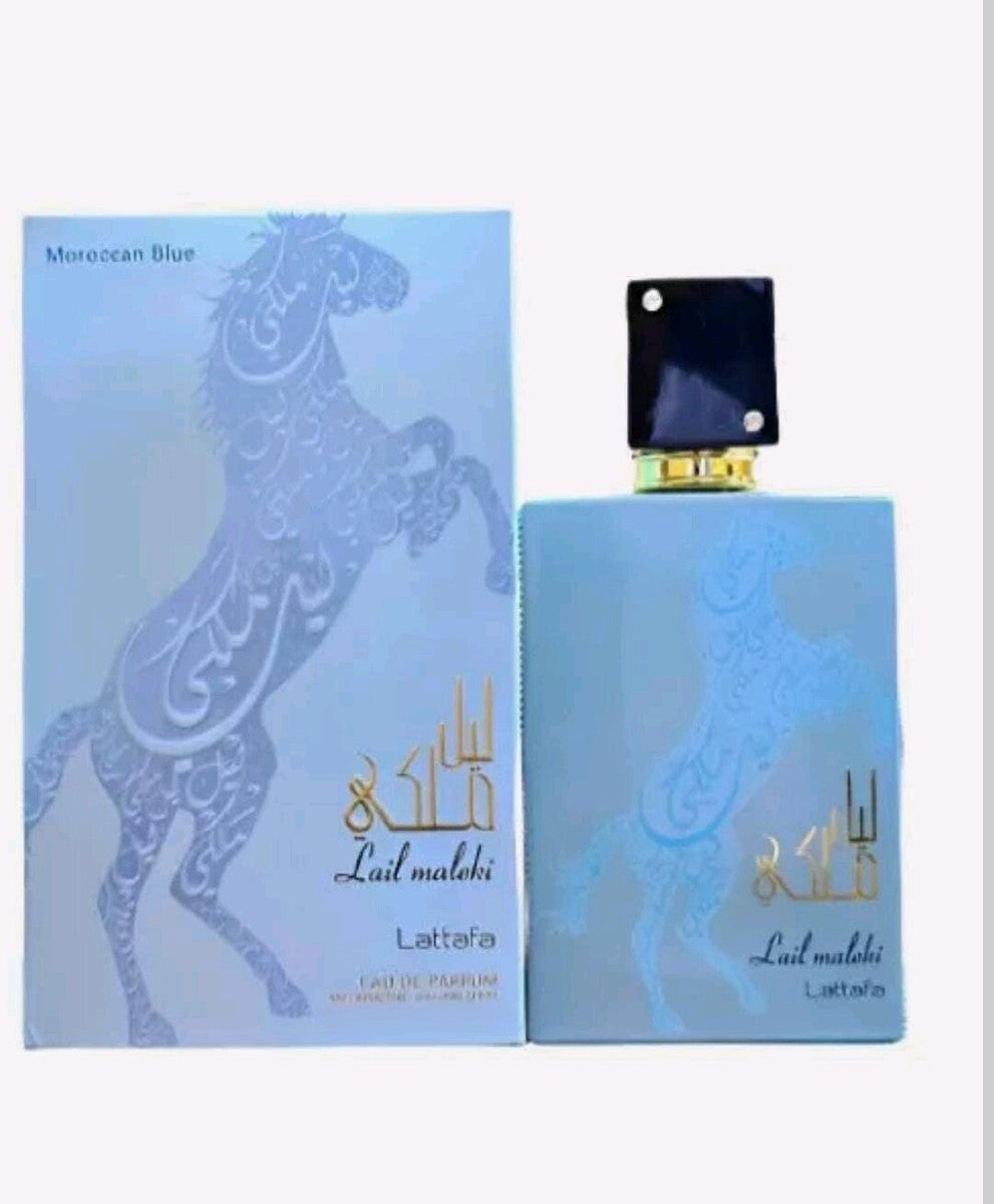 IMG-3185.jpg Lail Maleki Moroccan Blue - Lattafa Eau de Parfum(100 ml | 3.4 oz)