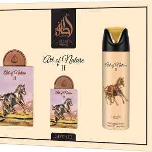 Art of Nature II - Lattafa Pride Gift Set (100ml +  EDP 20 ML + Perfume Spray 200 ML)