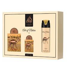 Art of Nature I - Lattafa Pride Gift Set (100ml +  EDP 20 ML + Perfume Spray 200 ML)
