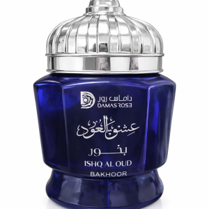 ISHQ Al OUD Bakhoor Jar - Damas Rose (30g)