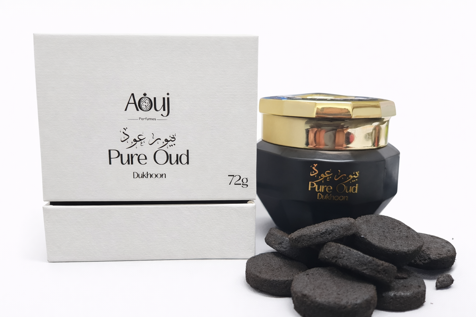 PureOudDukhoonsetdisplay.png Pure OUD - Aouj Dukhoon (72g)