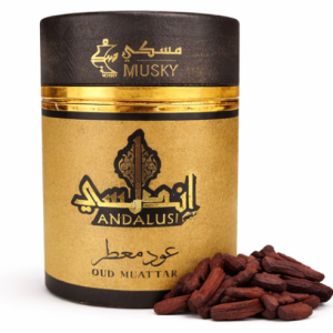 Andalusi OUD Muattar Incense - Musky Perfumes (25g)