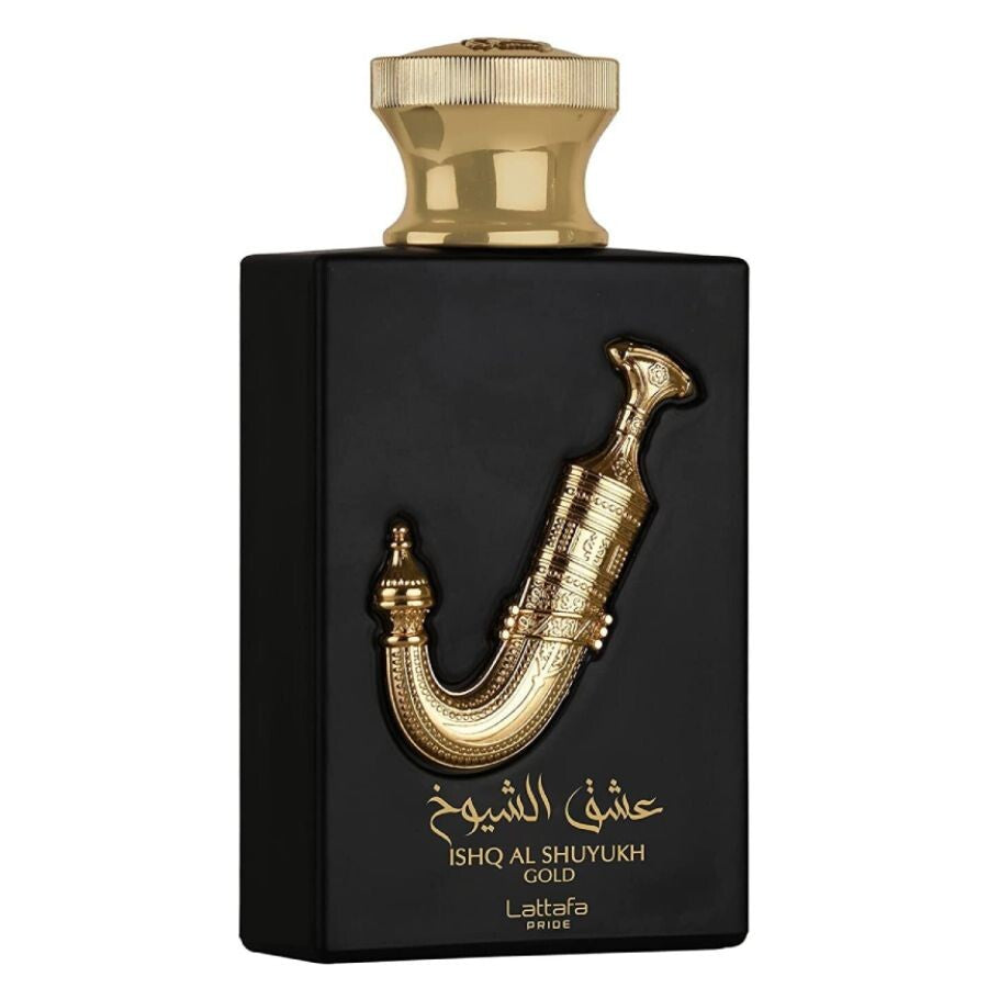 ishaqalshuyukhgold.jpg Ishq Al Shuyukh Gold - Lattafa Pride Eau de Parfum (100 ml | 3.4 oz)