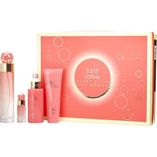 360 Coral Gift Set - Perry Ellis Eau de Parfum(100 ml | 3.4 oz)