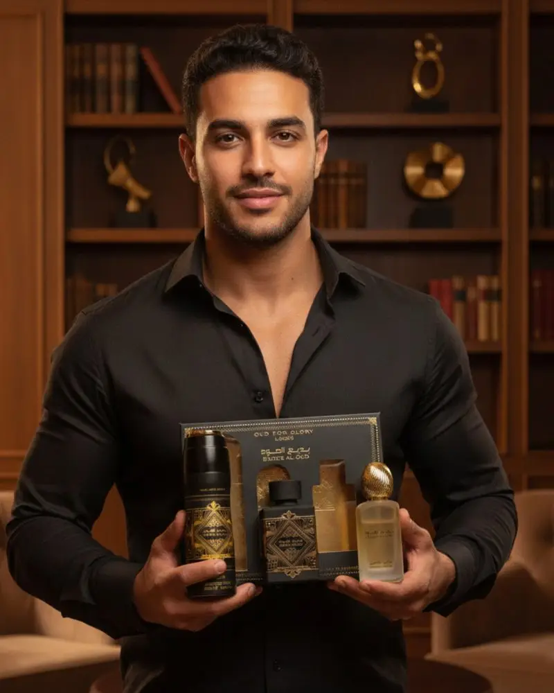 Bade'e Al Oud Oud for Glory Gift Set - Lattafa Eau de Parfum(100 ml + 200 ml + 50 ml)