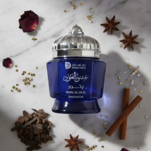 ISHQ Al OUD Bakhoor Jar - Damas Rose (30g)
