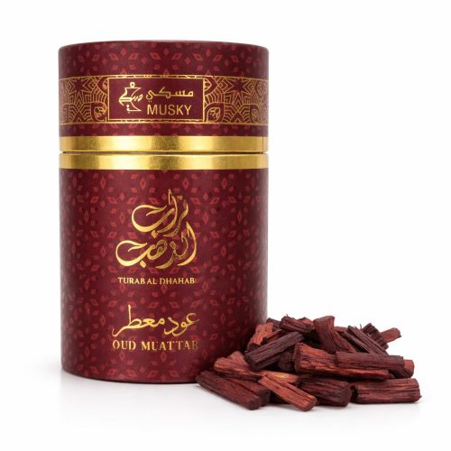 Turab Al Dhahab OUD Muattar Incense Musky Perfume (25g) Swid