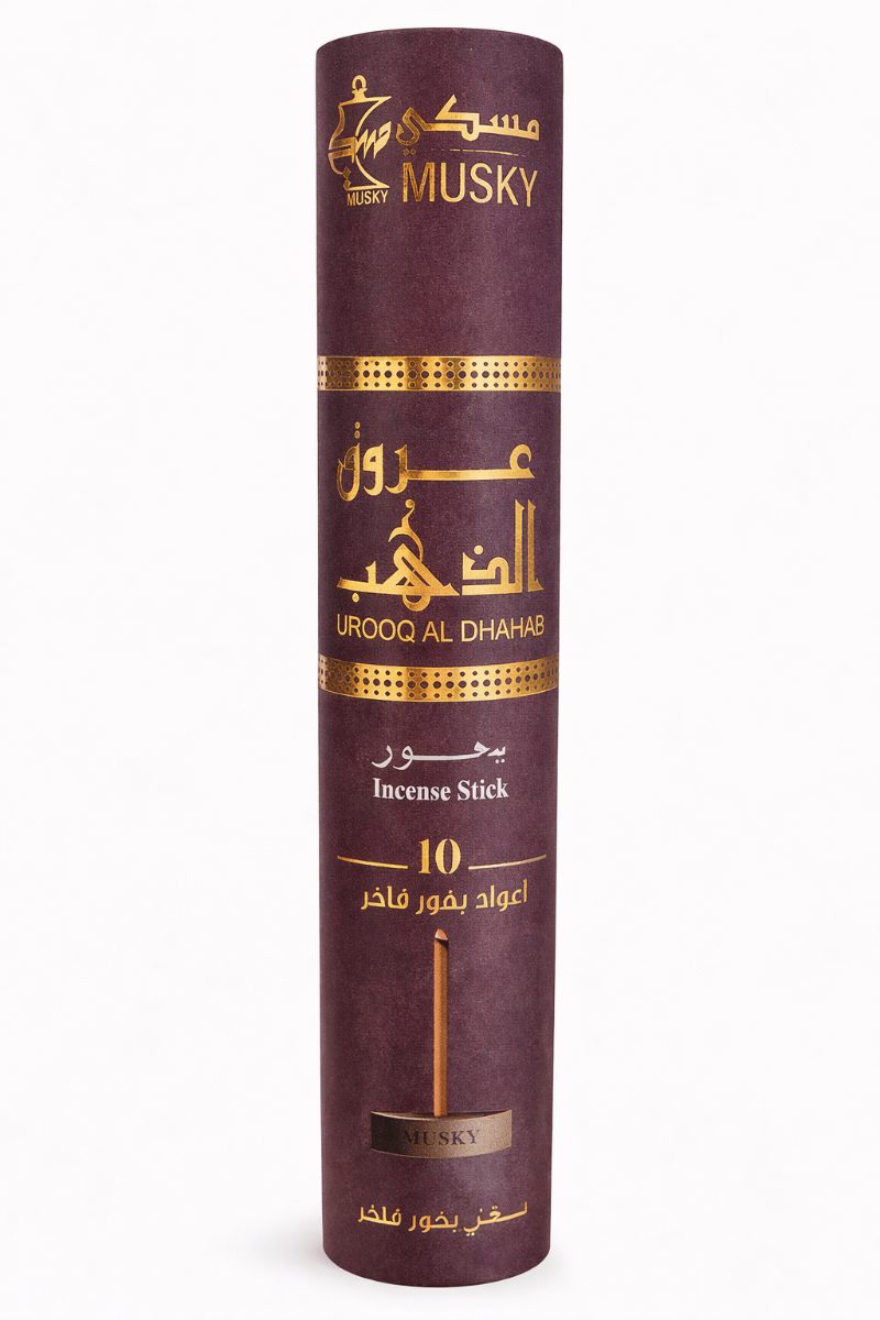 Urooq Al Dhahab Smart Incense Long Sticks Musky Perfumes