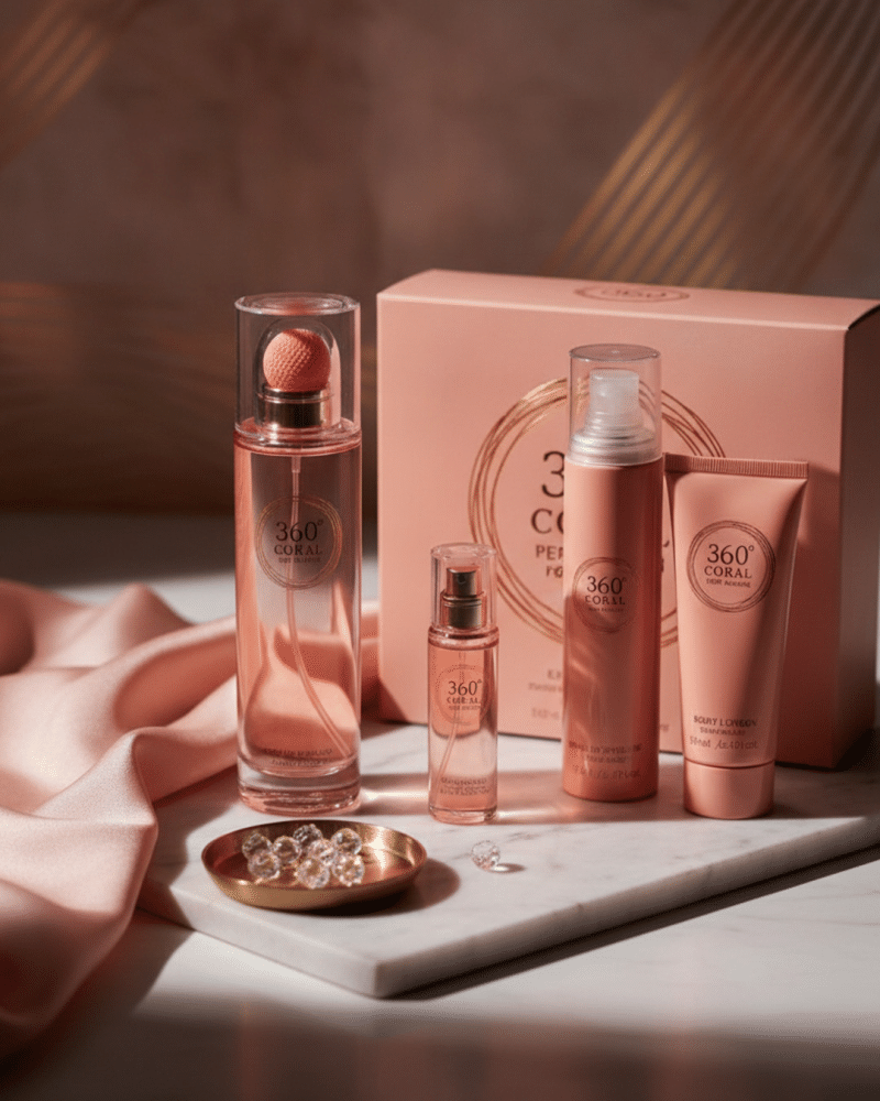360 Coral Gift Set - Perry Ellis Eau de Parfum(100 ml | 3.4 oz)